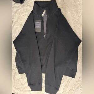 Fabletics half zip fleece. Brand new with tags. Size XL black